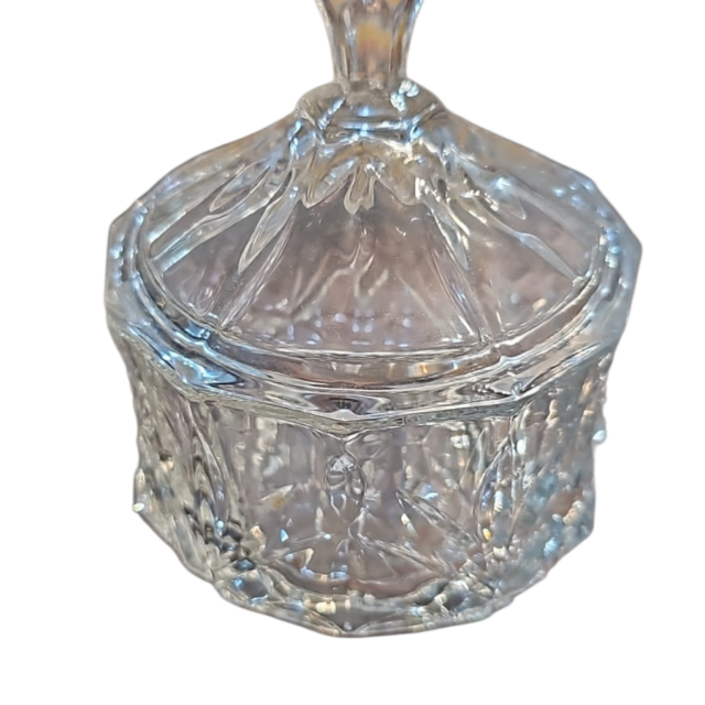 Elegante potiche de cristal