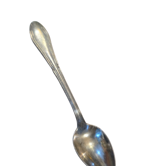 Colher espessurada a prata