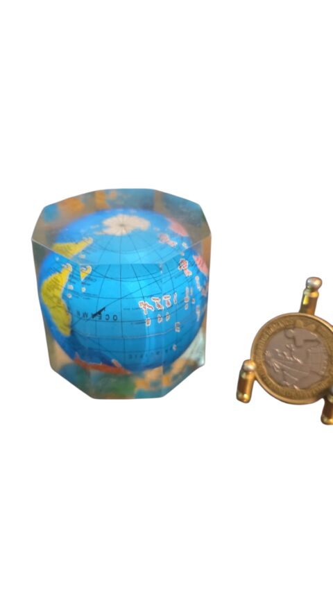 Peso de papel de resina