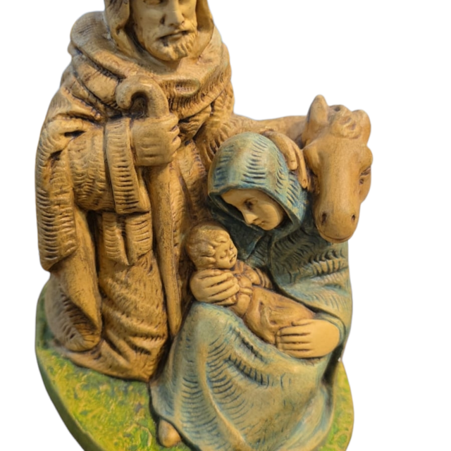 Sagrada família de gesso