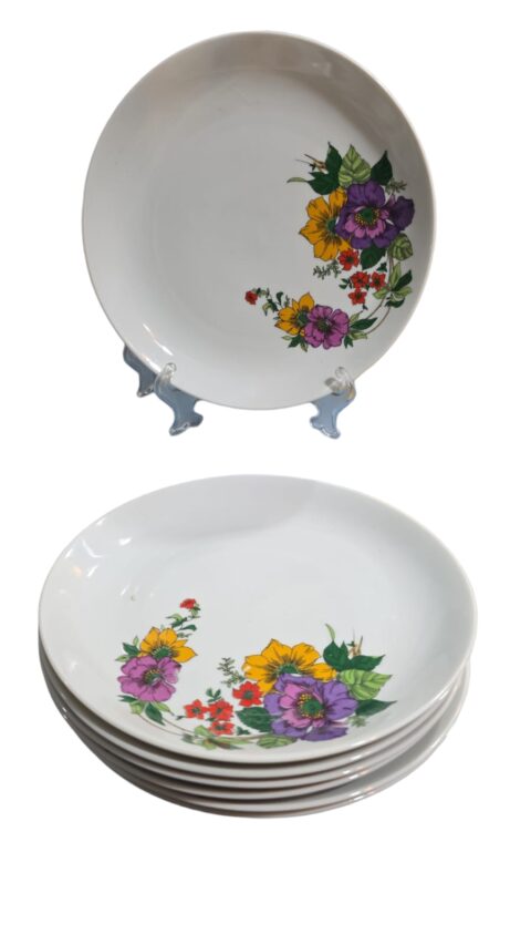 Antigos pratos de sobremesa de porcelana Steatita (valor unitário)