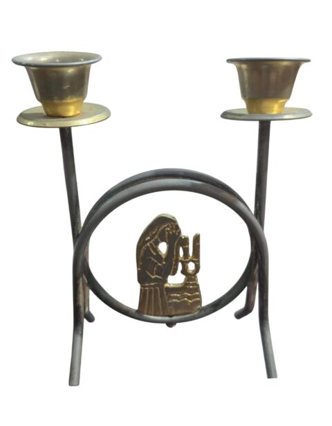 Candelabro de duas velas, judaico