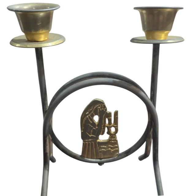 Candelabro de duas velas, judaico