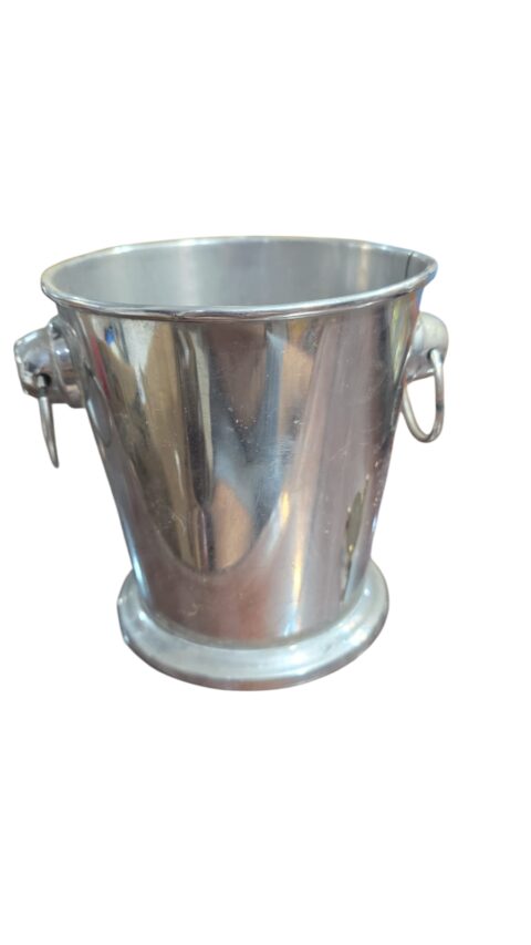 Balde de gelo inox antigo