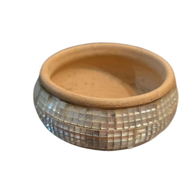 Vaso de cerâmica artesanal