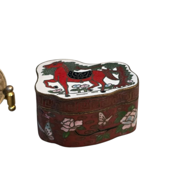 Antigo potiche de cloisonné