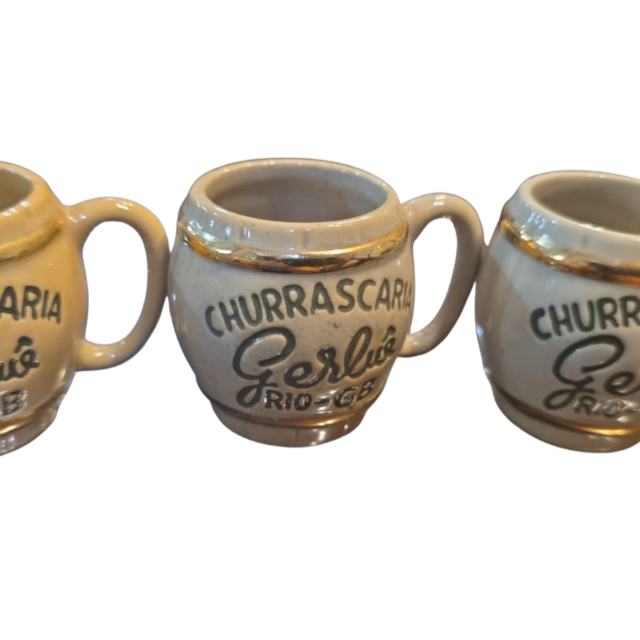 Trio de canequinhas antigas