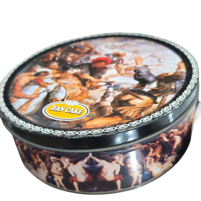 Lata biscoiteira, belíssima arte