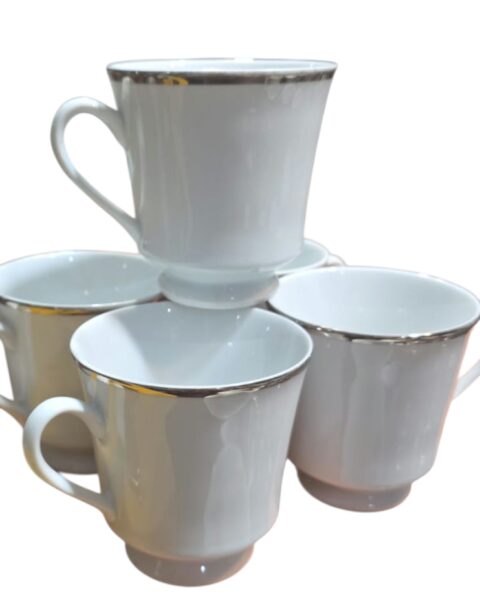 Xícaras de chá de porcelana Schmidt