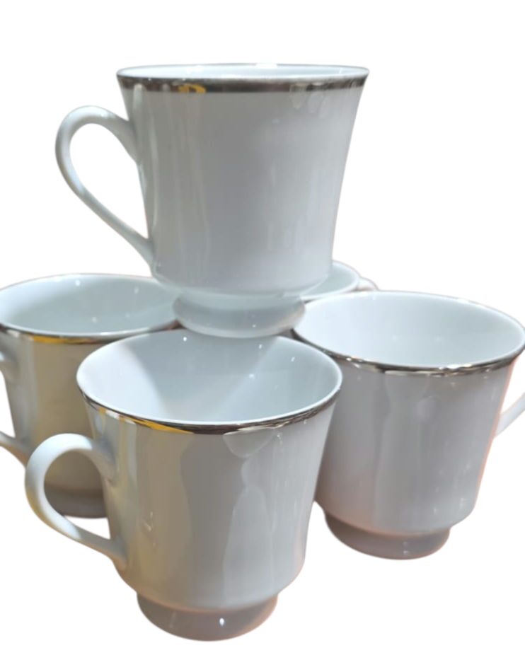 Xícaras de chá de porcelana Schmidt