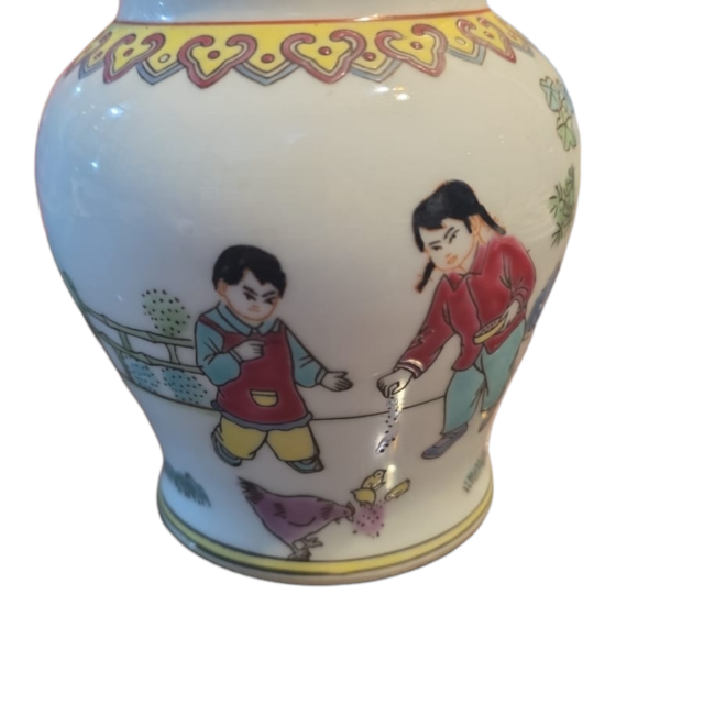 Vaso de porcelana chinesa