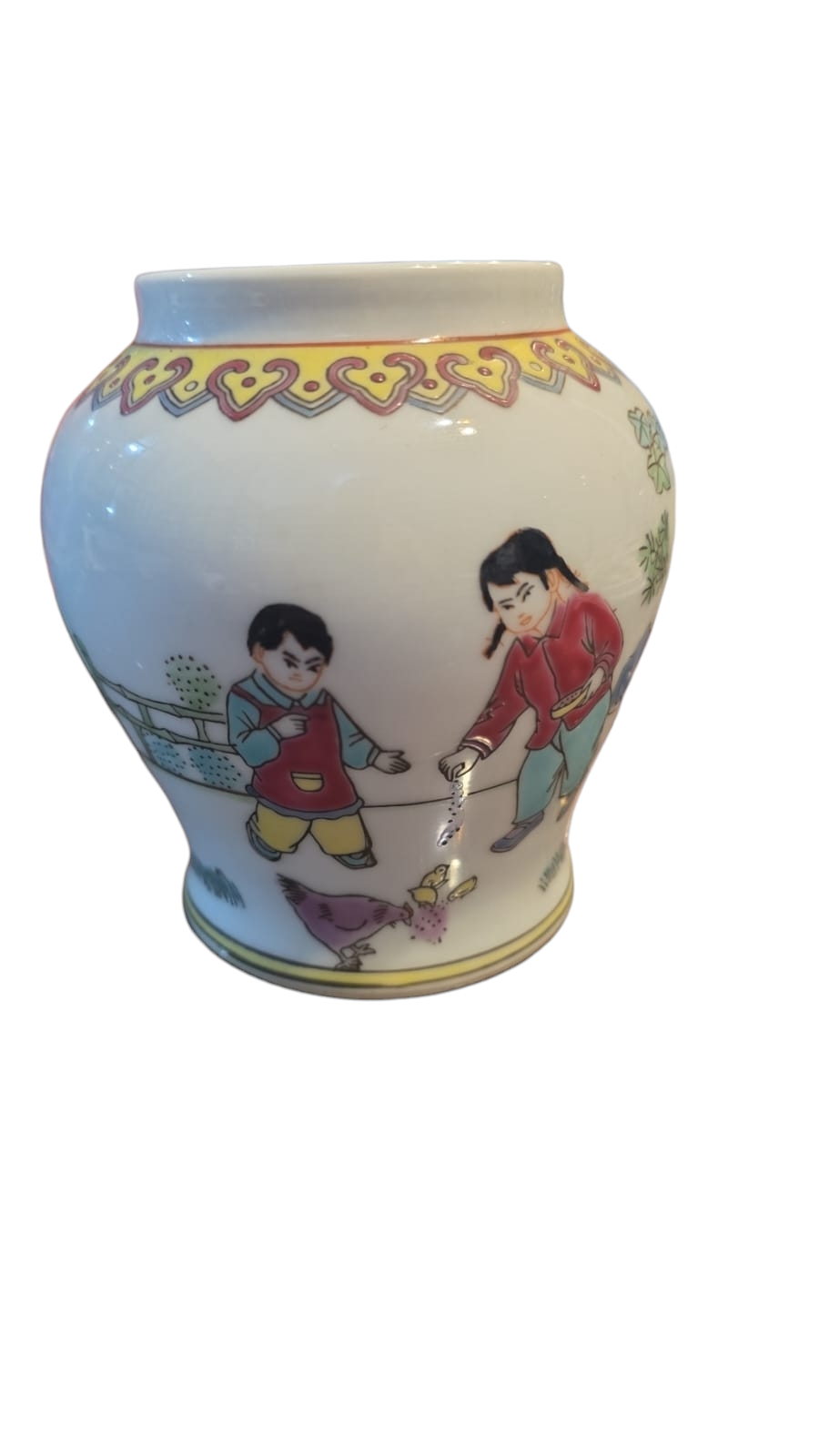 Vaso de porcelana chinesa
