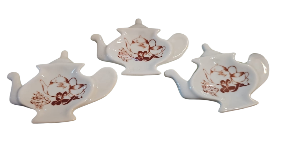 Porta saches de chá porcelana Germer, bela arte