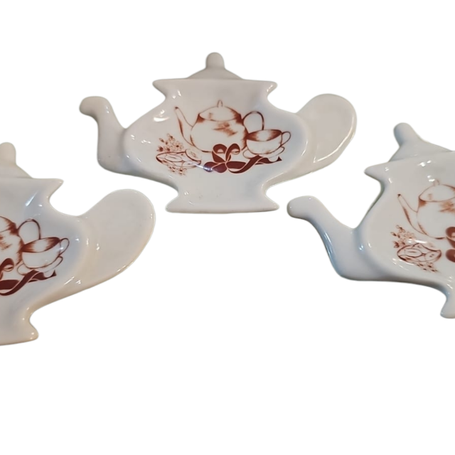 Porta saches de chá porcelana Germer, bela arte