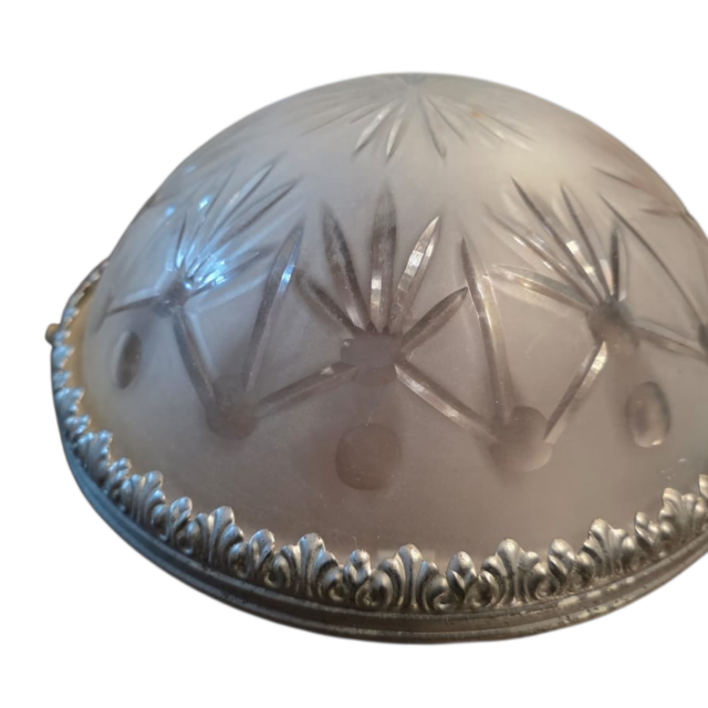 Cúpula para luminária de teto com belas lapidações