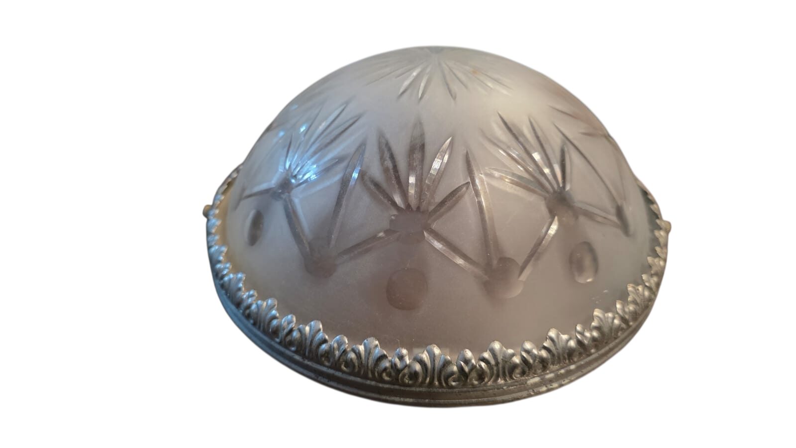 Cúpula para luminária de teto com belas lapidações