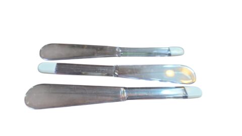 Trio de espátulas em acrílico