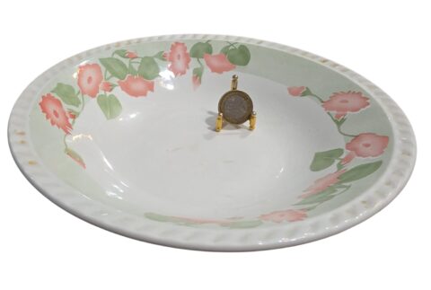 Bela saladeira Oxford, motivos florais