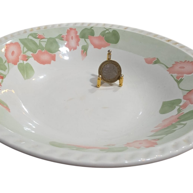 Bela saladeira Oxford, motivos florais