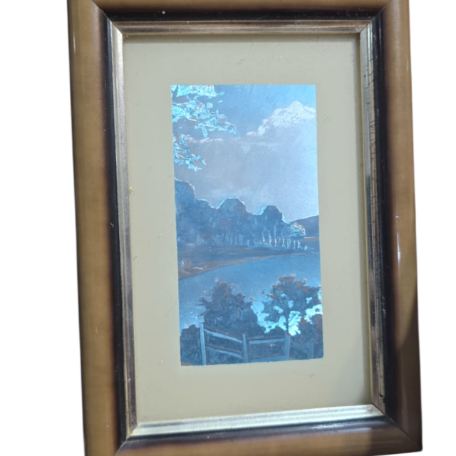 Antiga decoração de parede