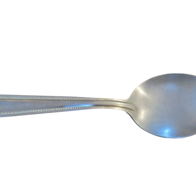 Colher antiga de servir molhos Elmo inox