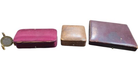 Trio de antigos estojos