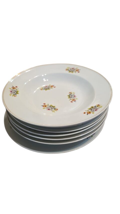 Pratos fundos de porcelana Real
