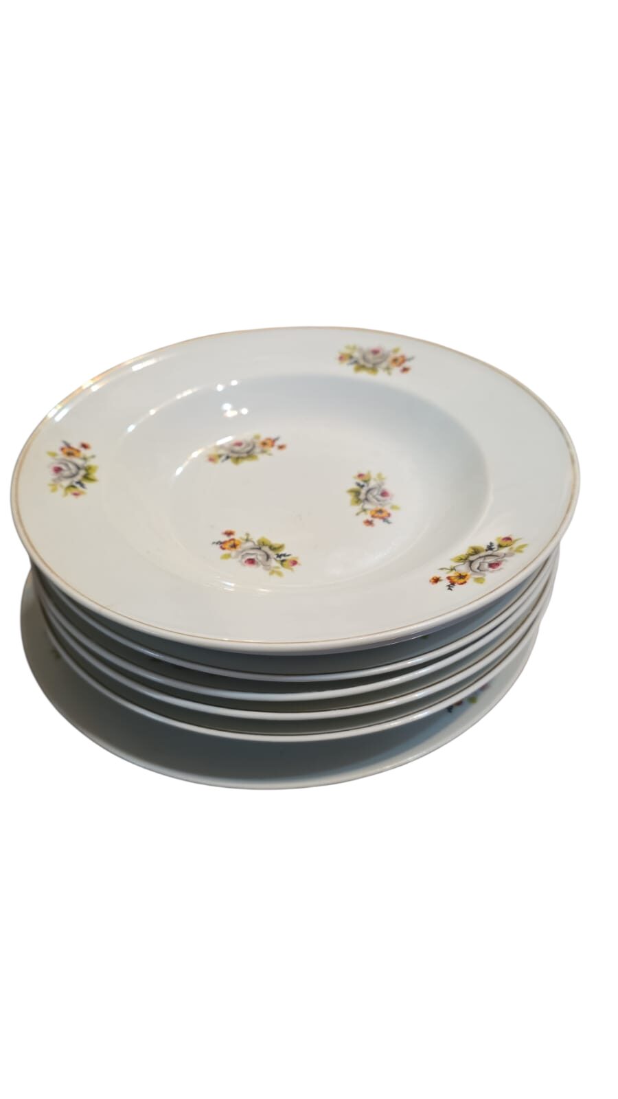 Pratos fundos de porcelana Real