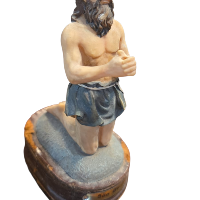 Imagem sacra de resina, São Onofre