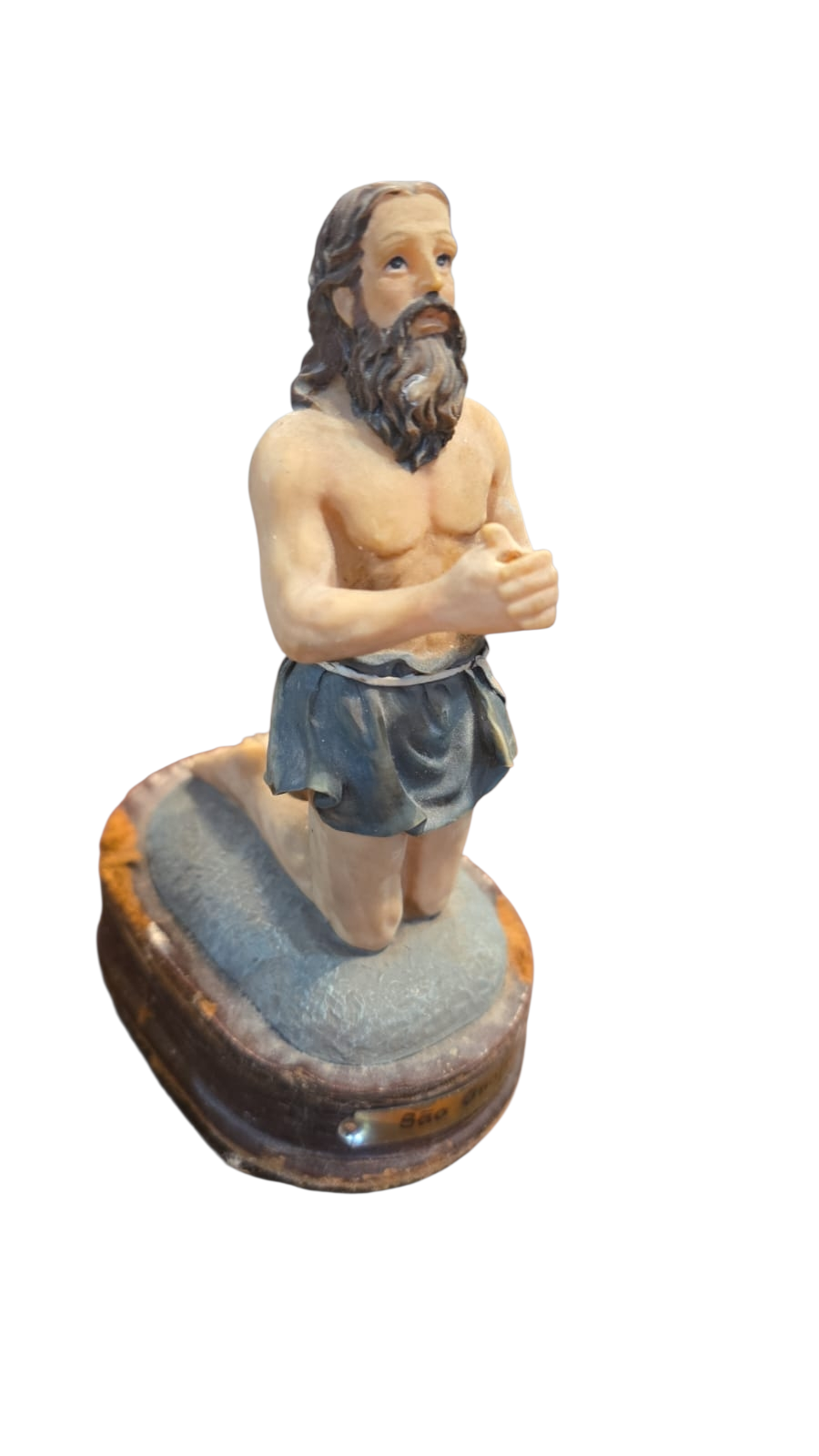 Imagem sacra de resina, São Onofre