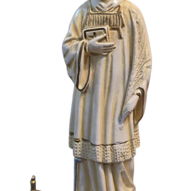 Arte sacra em gesso esmaltado