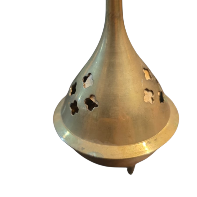 Incensário indiano de bronze