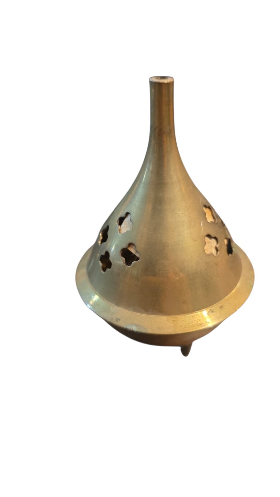 Incensário indiano de bronze