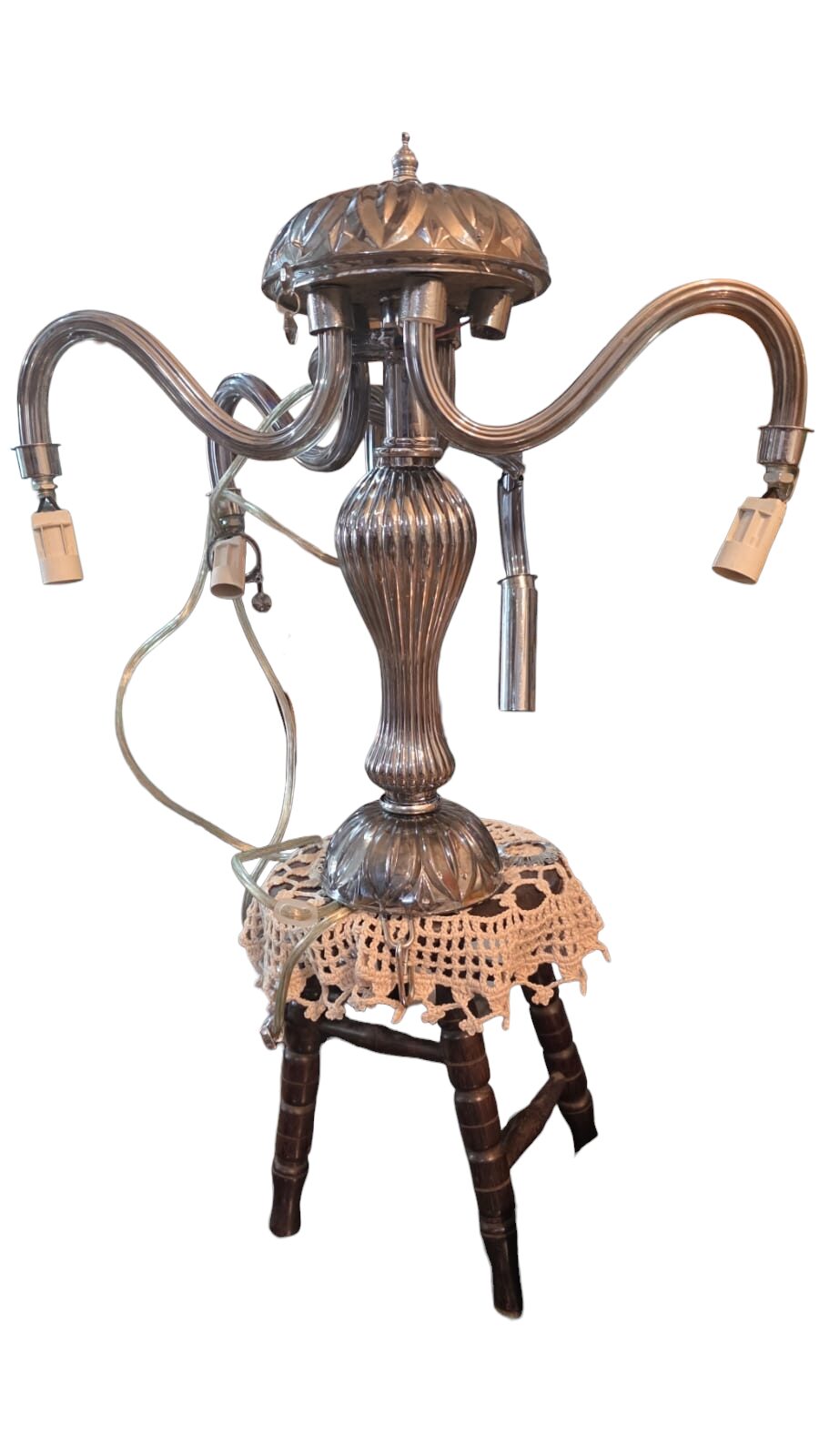 Antigo lustre de teto