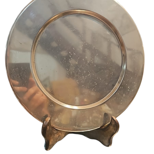 Elegante sousplat inox
