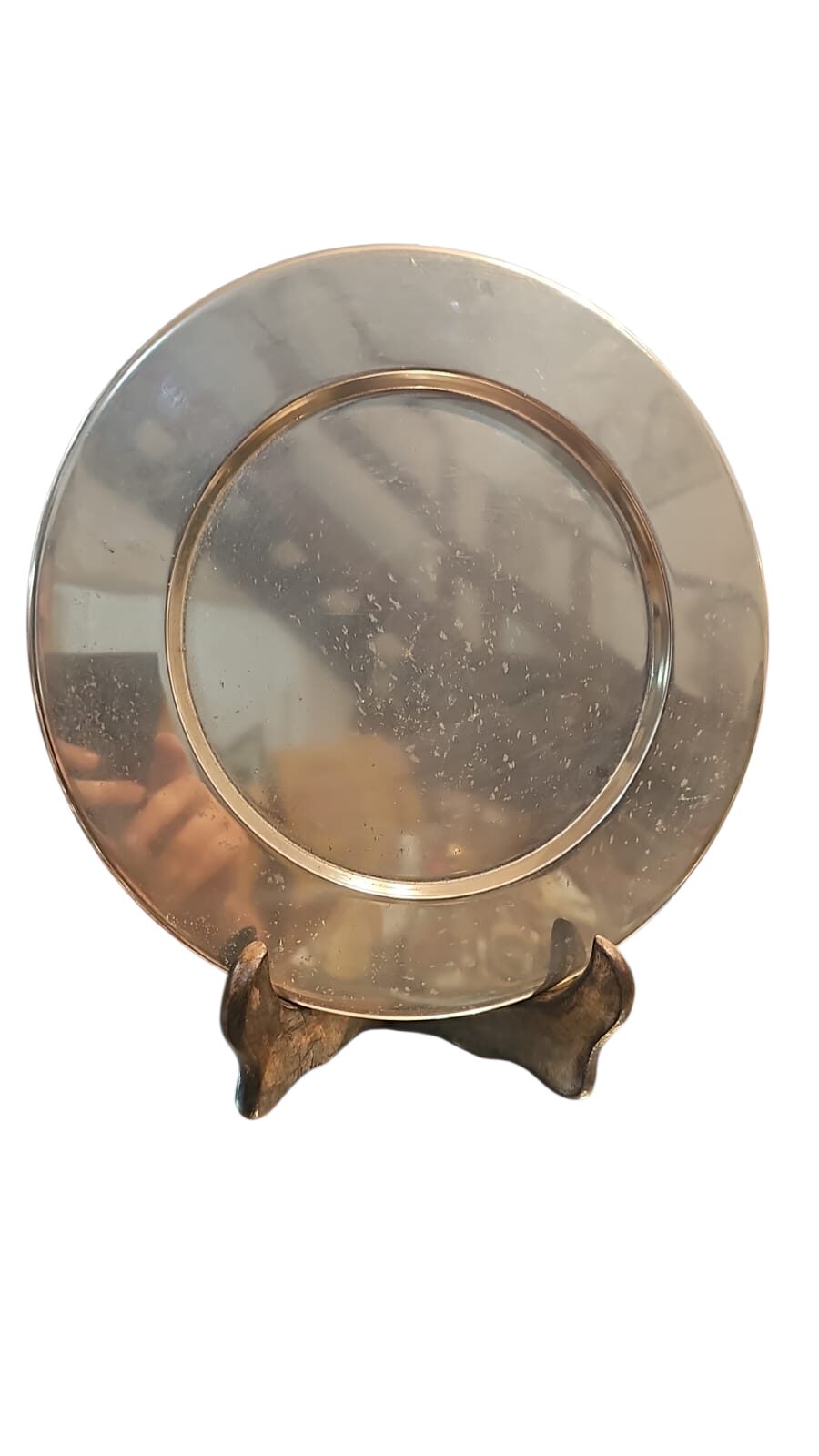 Elegante sousplat inox