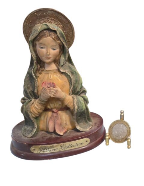 Escultura sacra de resina, boa qualidade