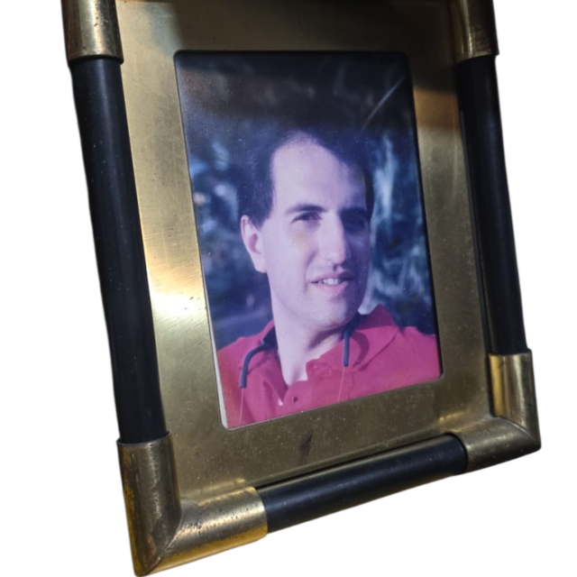 Elegante porta retrato com fotografia