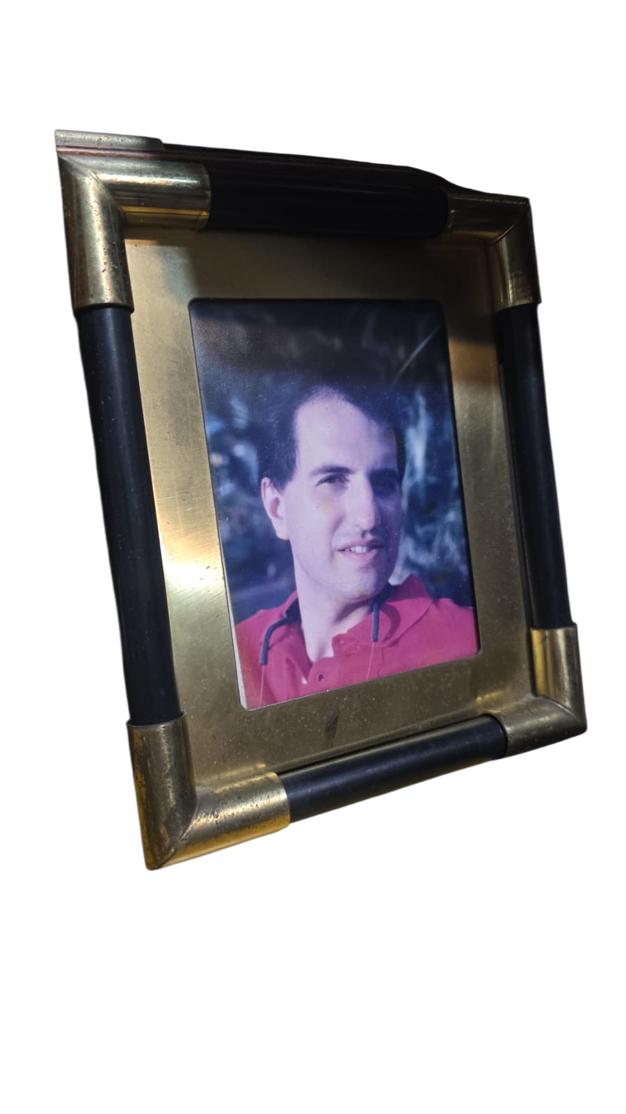Elegante porta retrato com fotografia