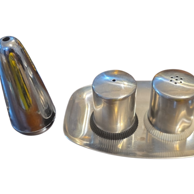 Antigo e raro conjunto Hércules inox
