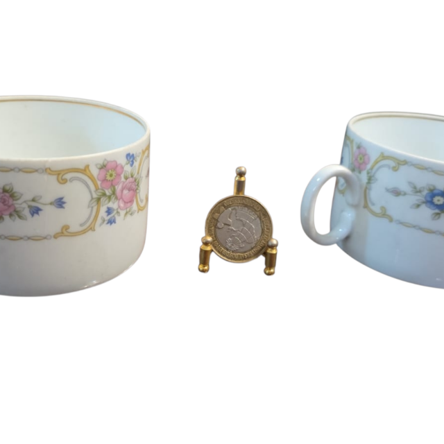 Xícaras de chá porcelana Renner