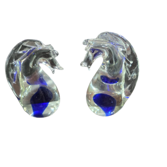Par de cavalos de Murano