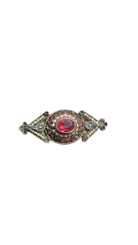 Elegante broche vintage estilo vitoriano