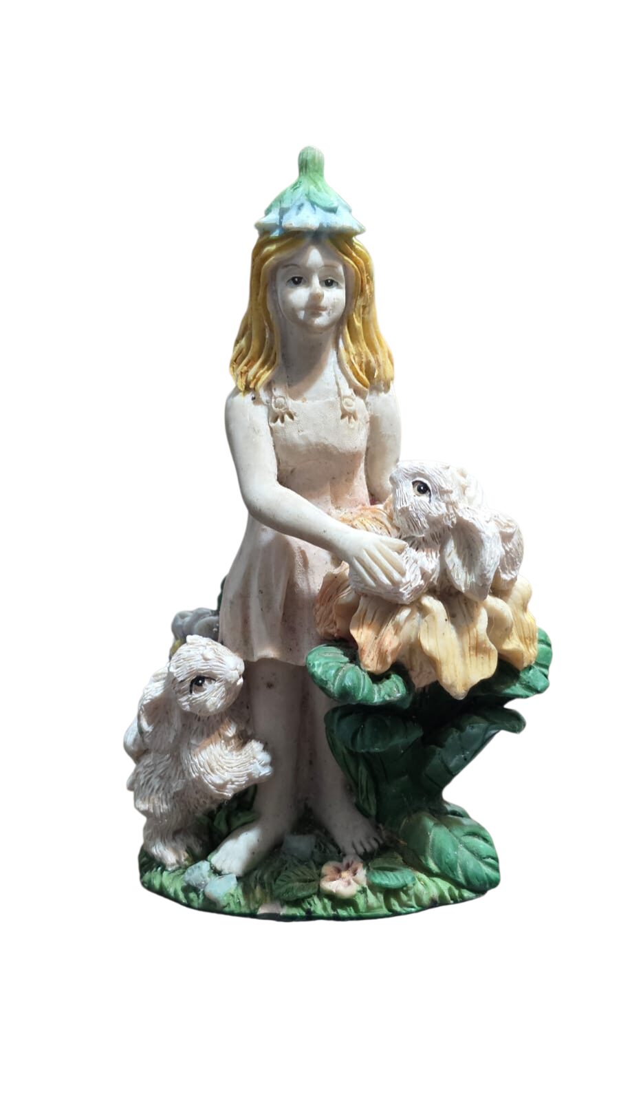 Escultura em resina representando Fadinha