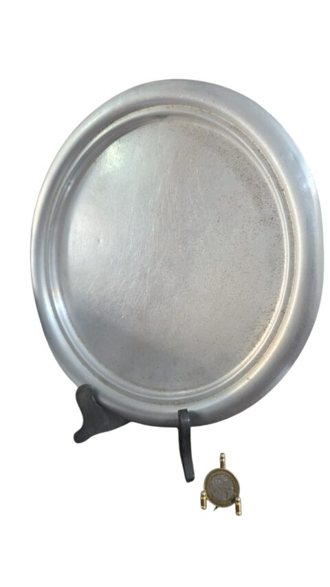 Bandeja redonda de alumínio