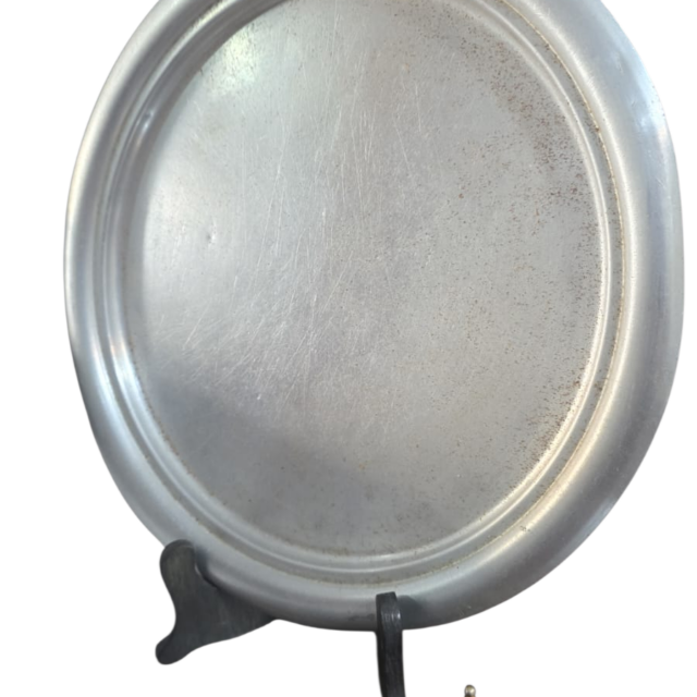 Bandeja redonda de alumínio