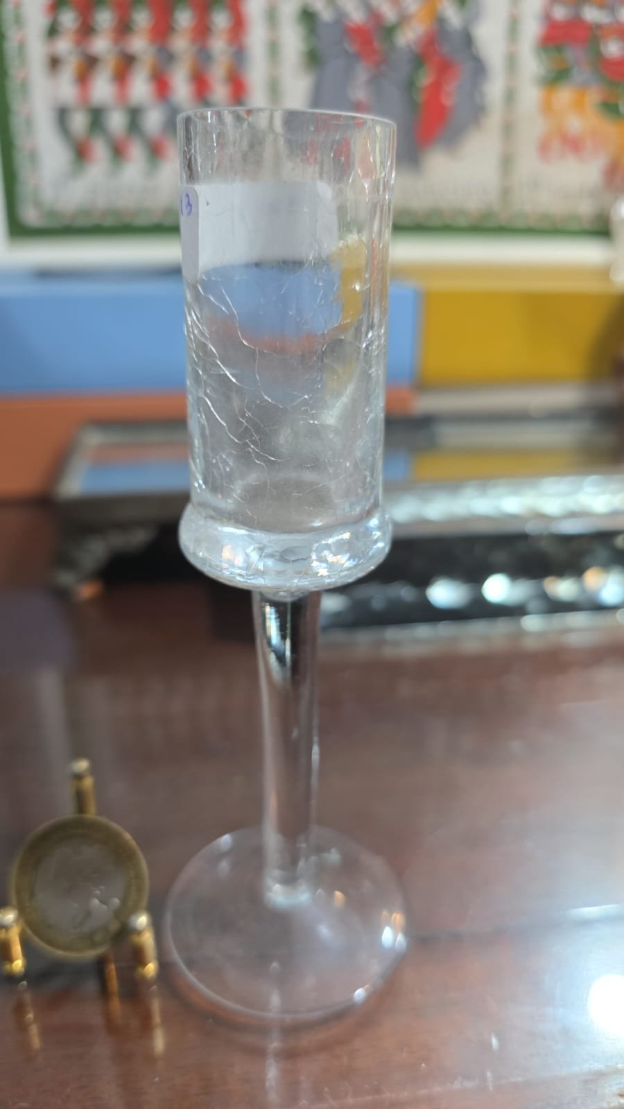 Taça de cristal craquelado - Imagem 2