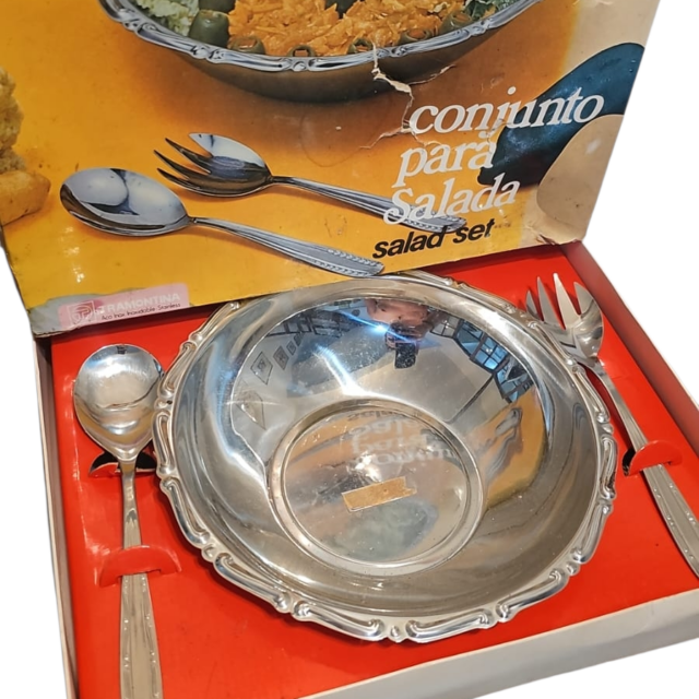 Conjunto inox para salada Tramontina
