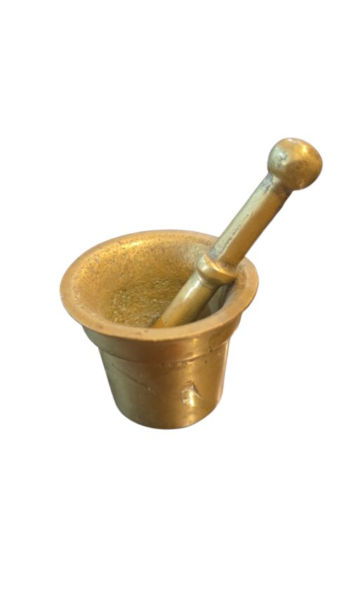Almofariz de bronze maciço