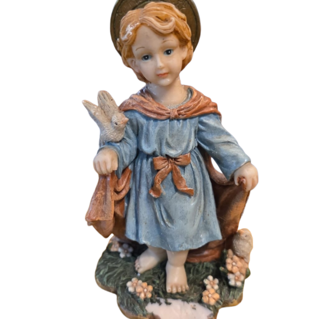 Item sacro confeccionado em resina